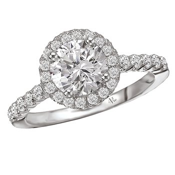 Halo Semi-Mount Diamond Ring 115213-100