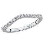 LaVie Curved Wedding Band 115462-W