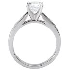 LaVie Peg Head Semi-Mount Diamond Ring 116080-050S