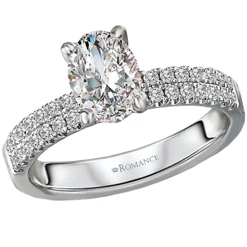 Semi-Mount Diamond Engagement Ring 160123-OV100
