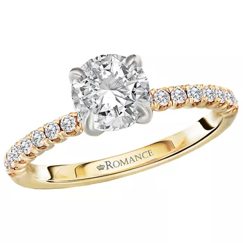 Diamond Semi Mount Diamond Ring 160100-RD100Y