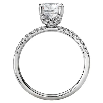 Diamond Semi Mount Engagement Ring 160107-RD100