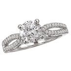 LaVie Split Shank Semi-Mount Diamond Ring 115160-100