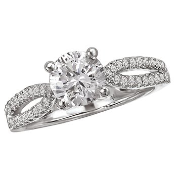 Split Shank Semi-Mount Diamond Ring 115160-100
