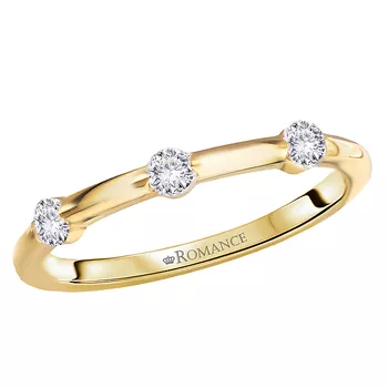 Straight Diamond Wedding Band 160330-WY