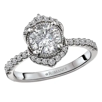 Semi-Mount Diamond Engagement Ring 160202-RD100