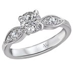 LaVie Classic Semi-Mount Diamond Ring 115471-RD075