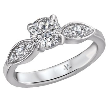 Classic Semi-Mount Diamond Ring 115471-RD075