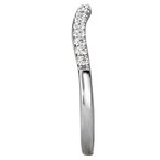 LaVie Curved Wedding Band 115462-W