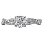 LaVie Classic Semi-Mount Diamond Ring 115441-RD075