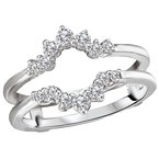 LaVie Diamond Wrap Wedding Ring with Guard 113923-WRAP