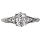 LaVie Classic Semi-Mount Diamond Ring 115467-OV075
