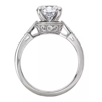 Art Deco Based Diamon Wedding Band 160325-RD150