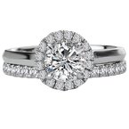 LaVie Halo Semi-Mount Diamond Ring 115318-100
