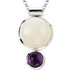 Eleganza Ladies Gemstone Necklace 844048-WMN
