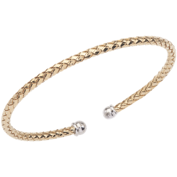 Basic Yellow Gold Traversa Cuff Bracelet VHB 1337 CF