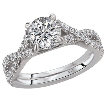 Split Shank Semi-Mount Diamond Ring 115406-100