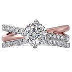 Romance *** Lab Grown Diamond *** Classic Semi-Mount Diamond Ring 119241-RD100TRKLG