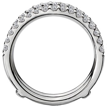 Diamond Wrap Wedding Ring with Guard 113931-WRAP