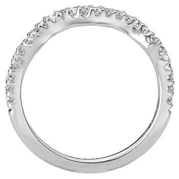 Scalloped Matching Band 115407-100W