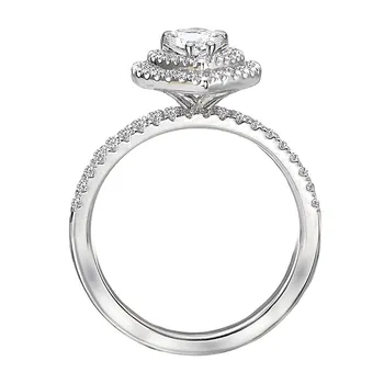 Halo Semi-Mount Diamond Ring 119248-PS100K