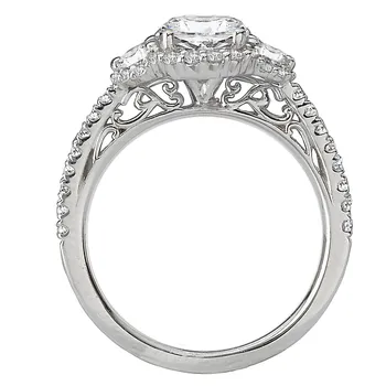 Halo Semi-Mount Diamond Ring 119114-100K