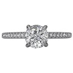 LaVie Classic Semi-Mount Diamond Ring 115427-RD100