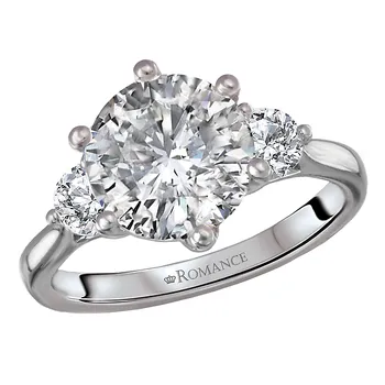 3 Stone Semi-Mount Diamond Ring 119231-RD300K