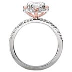 Romance Halo Semi-Mount Diamond Ring 119200-RD100TRK