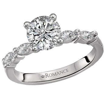 Classic Semi-Mount Diamond Ring 160051-RD100