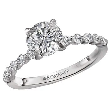 *** Lab Grown Diamond *** Classic Semi-Mount Diamond Ring 119172-RD100KLG