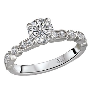 Classic Semi-Mount Diamond Ring 115483-RD075