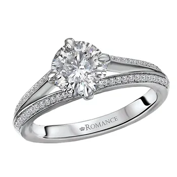 Semi-Mount Diamond Engagement Ring 160189-RD100