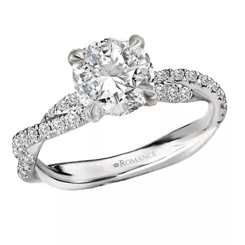 Diamond Semi-Mount Engagement Ring 160153-RD100