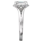 LaVie Split Shank Semi-Mount Diamond Ring 115404-EM100
