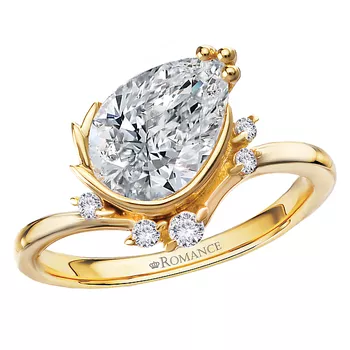 Diamond Semi-Mount Engagement Ring 160351-PS200Y