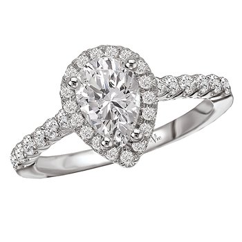 Halo Semi-Mount Diamond Ring 115219-100