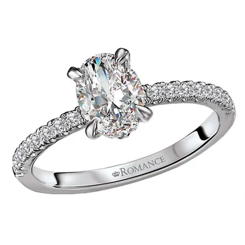 Diamond Semi-Mount Engagement Ring 160176-OV100