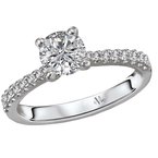 LaVie Classic Semi-Mount Diamond Ring 115474-RD075