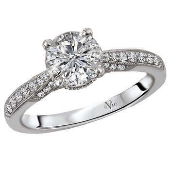 Classic Semi-Mount Diamond Ring 115428-RD100