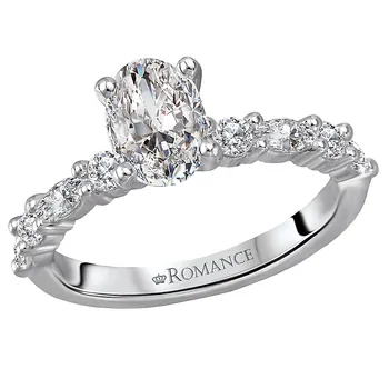 *** Lab Grown Diamond *** Classic Semi-Mount Diamond Ring 160052-OV100LG