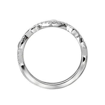 *** Lab Grown Diamond *** Curved Wedding Band 119252-WKLG