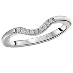 LaVie Curved Wedding Band 115290-100W