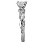 LaVie Peg Head Semi-Mount Diamond Ring 115422-RD100