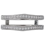 LaVie Diamond Wrap Wedding Band with Guard 113939-WRAP