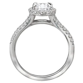 Halo Semi-Mount Diamond Ring 119188-OV100K