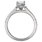 LaVie Split Shank Semi-Mount Diamond Ring 115445-OV100