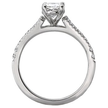 Split Shank Semi-Mount Diamond Ring 115445-OV100