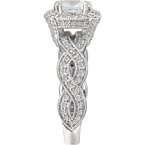 LaVie Halo Semi-Mount Diamond Ring 115001-100