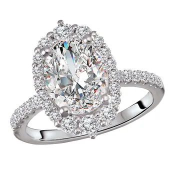 Halo Semi-Mount Diamond Ring 119208-MO300K